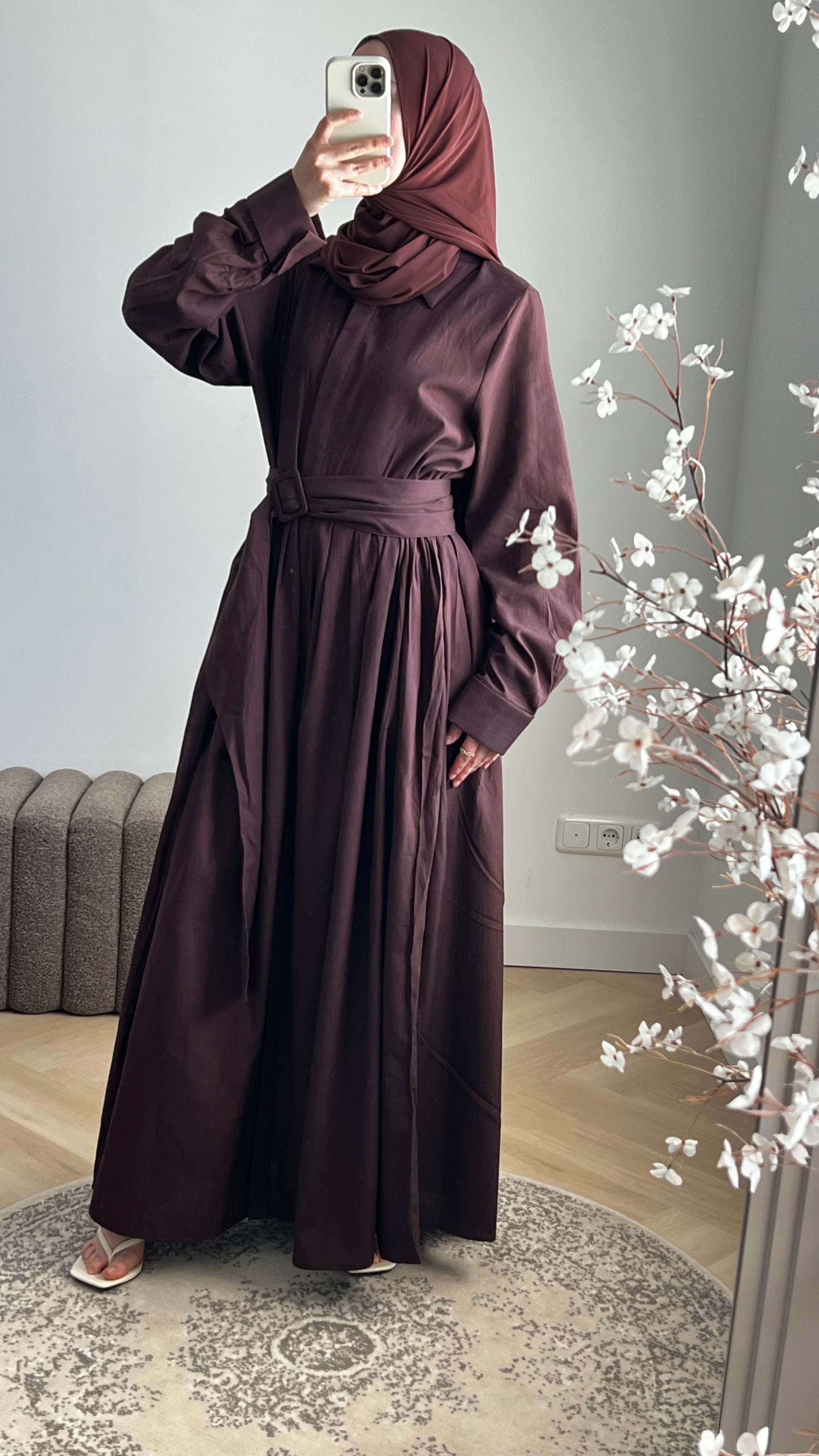 Celine dress - Dark cherry