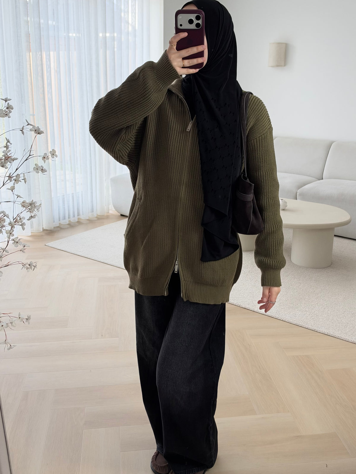 Nora cardigan | Olive