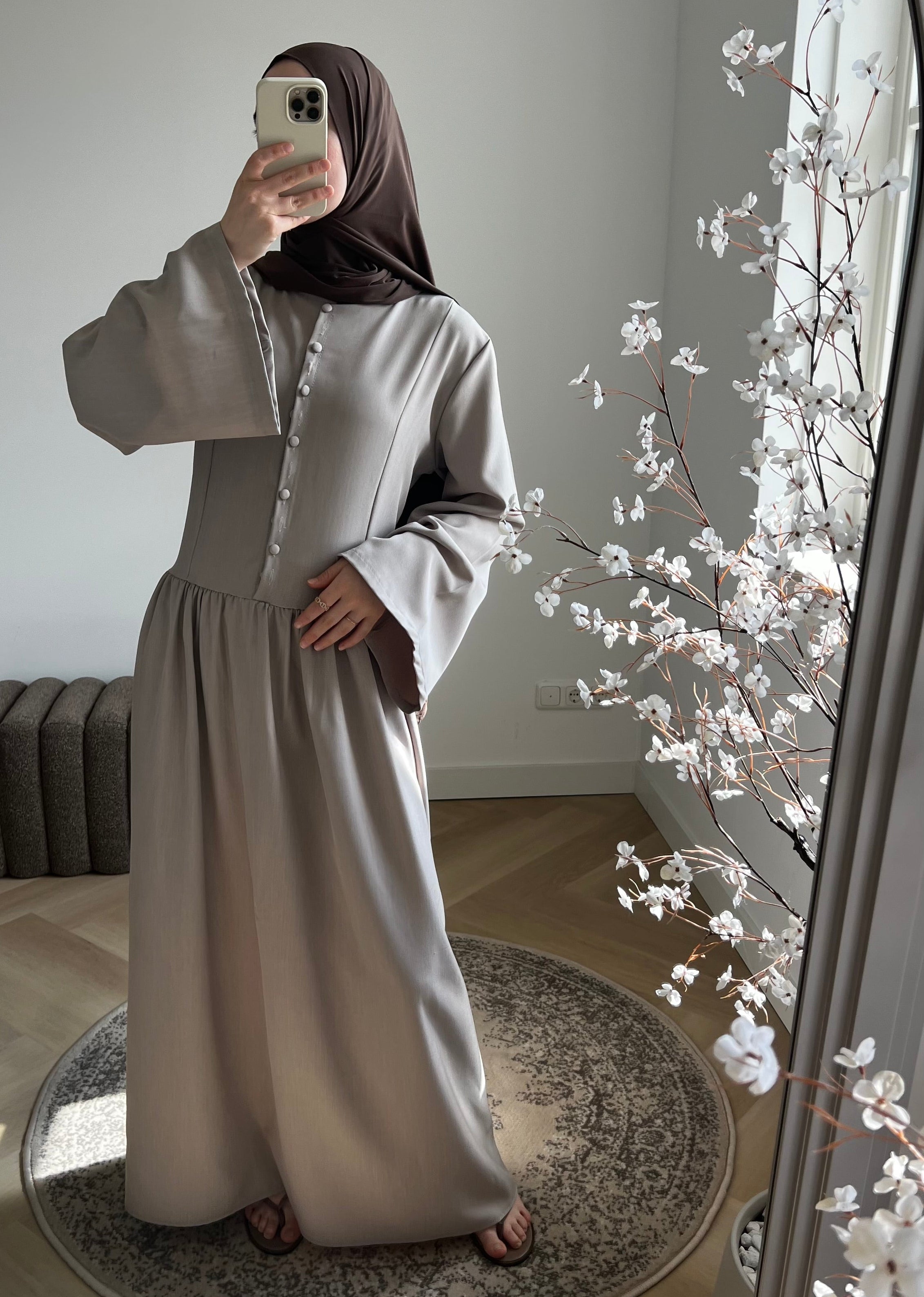 Nova dress | Taupe