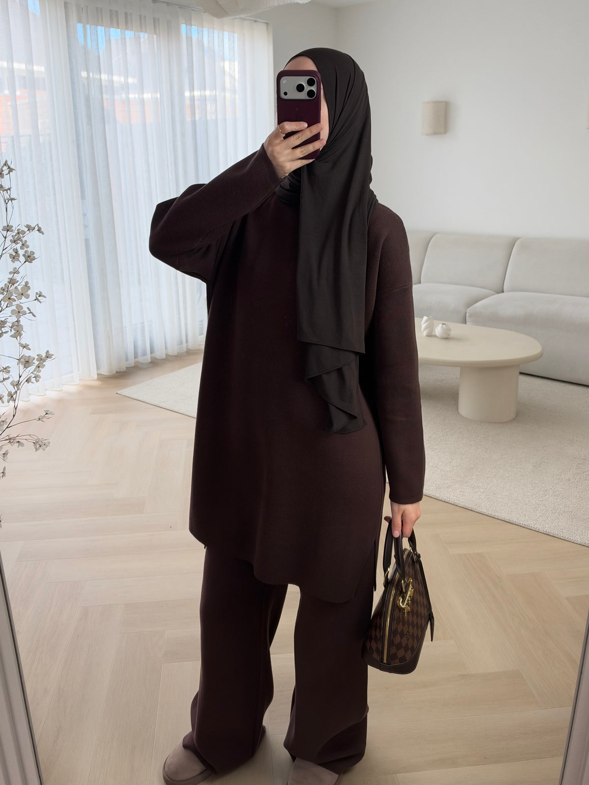 Lara set | Brown
