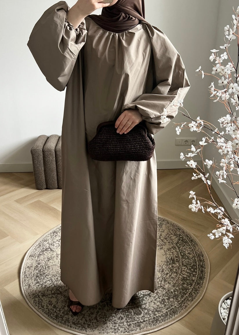 Amber dress | Taupe
