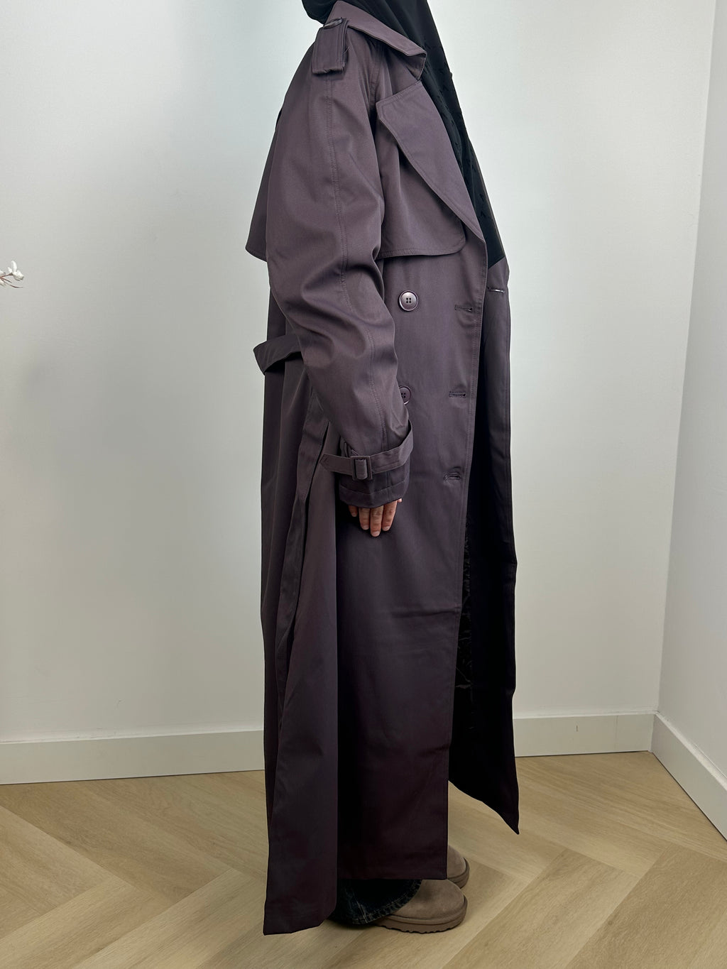 Sophie trenchcoat | Plum