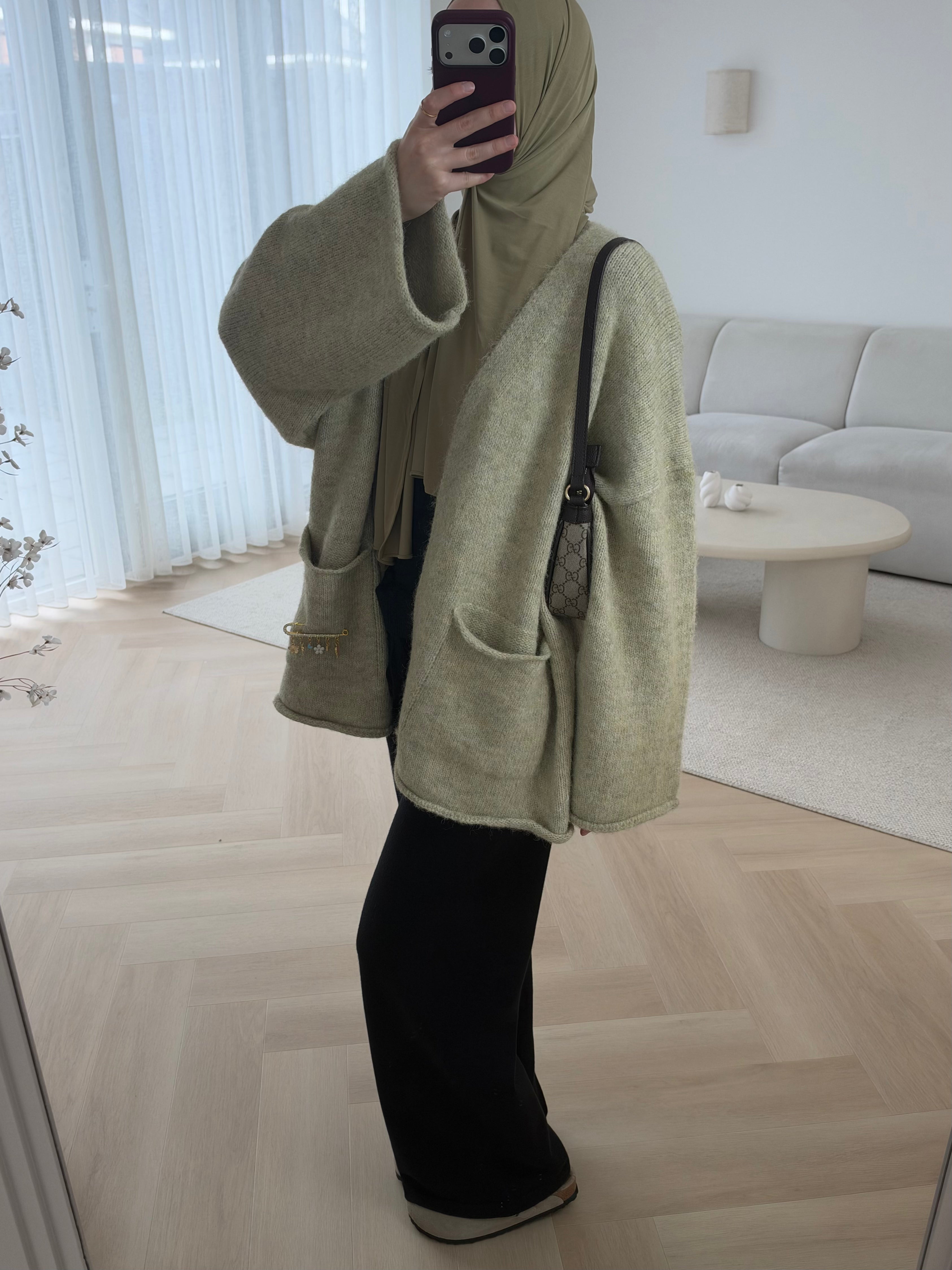 Ayla vest | Sage green